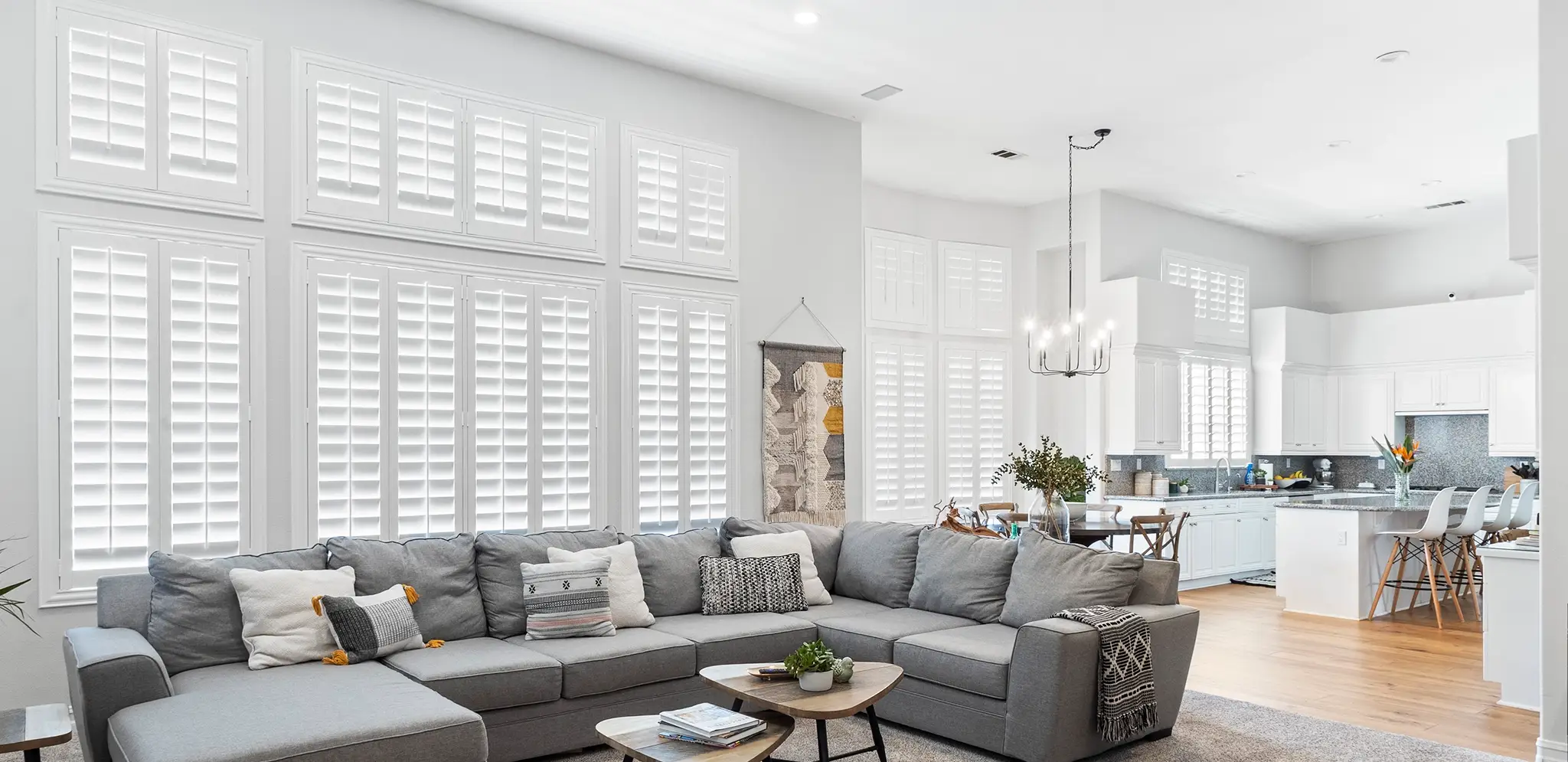 Shutters in a Bakersfield living room