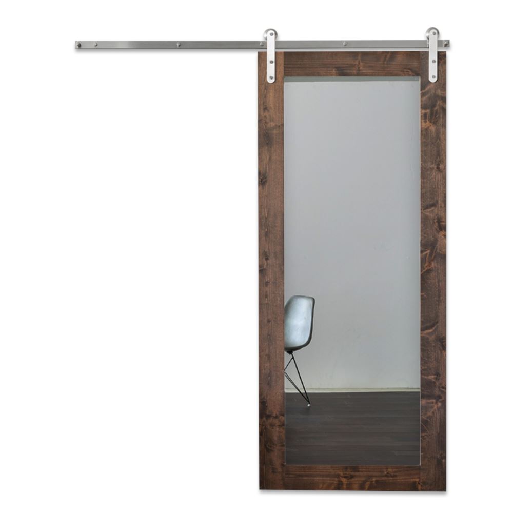 Modern Mirror Classic Barn Door