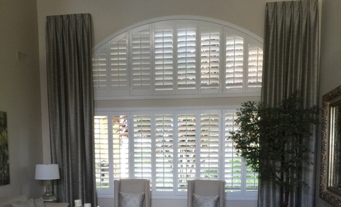 Bakersfield drapes and shutters.