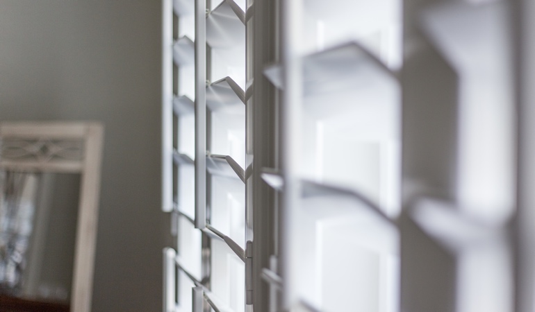 Faux Wood Plantation Shutters in Bakersfield