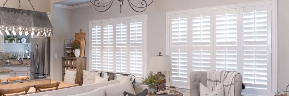 Plantation shutters in Weedpatch kitchen
