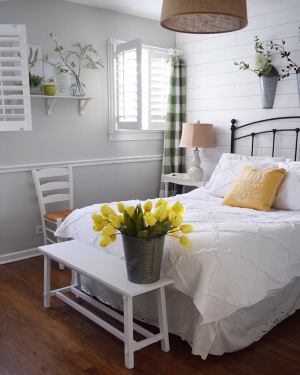 Bakersfield cottage bedroom shutters